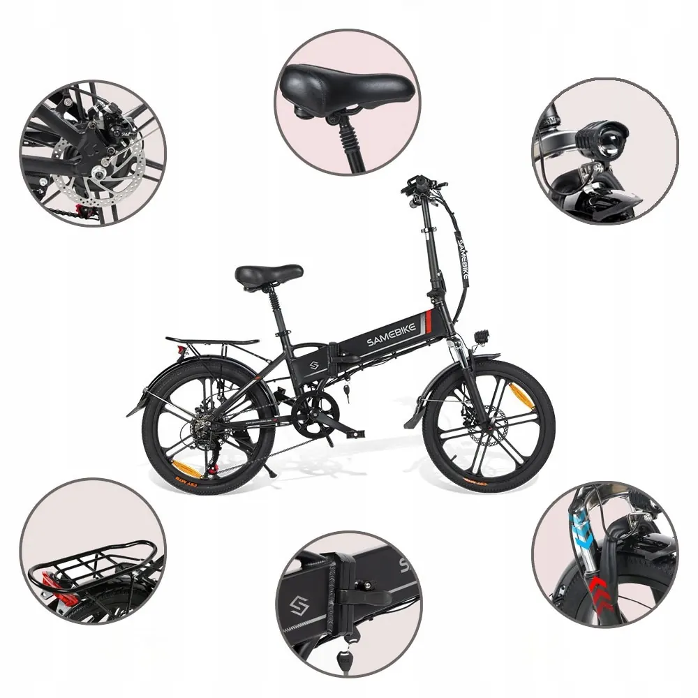 SAMEBIKE 20LVXD30-II puissance nominale maximale, vélo électrique 250W