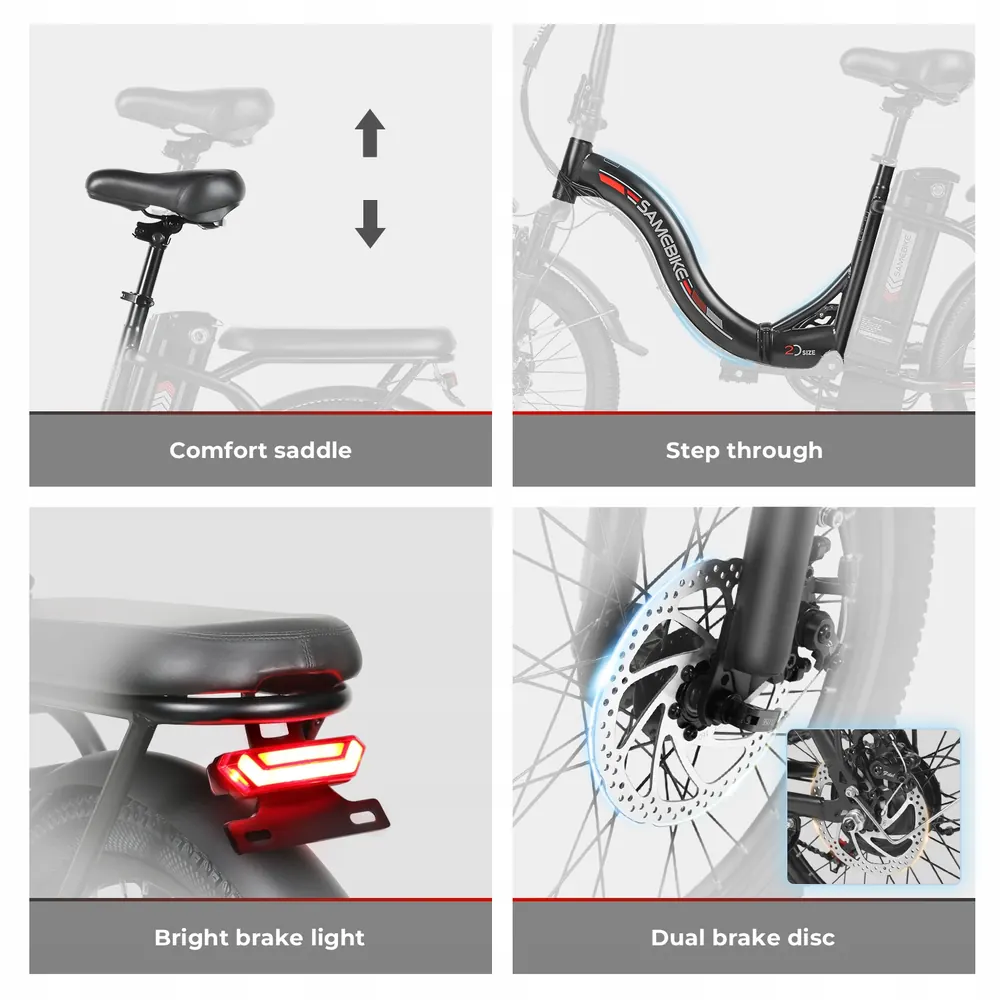 SAMEBIKE CY20 Vélo Électrique Pliant image 13