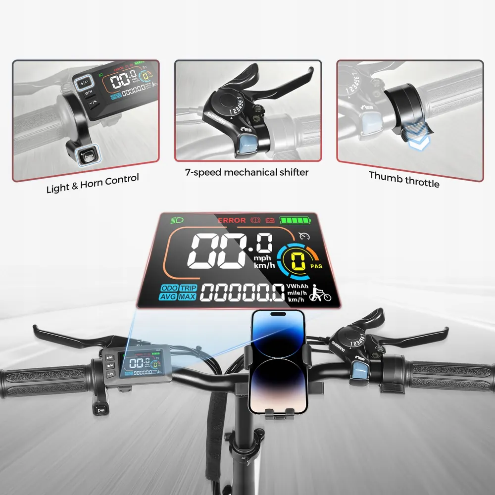 SAMEBIKE CY20 vélo électrique pliant avec code fabricant CY20-FT visible