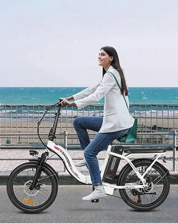 Modèle CY20-FT SAMEBIKE, vélo électrique pliant 7 vitesses