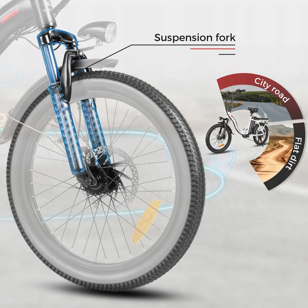 Moteur 250W du SAMEBIKE CY20, vélo électrique pliant