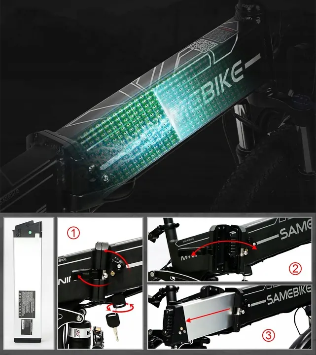 SAMEBIKE LO26-II Vélo Électrique Pliant image 12