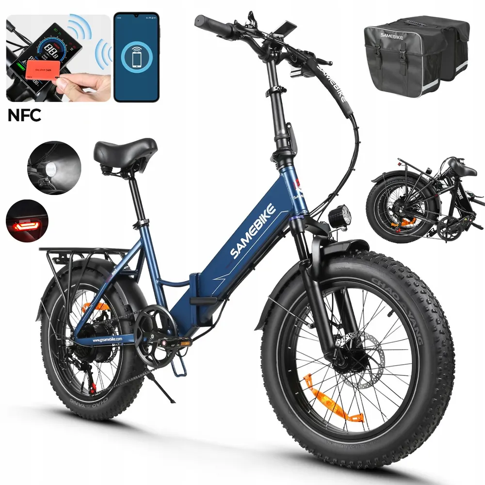 SAMEBIKE LOTDM200-II avec batterie 48V 13AH et autonomie 80 km