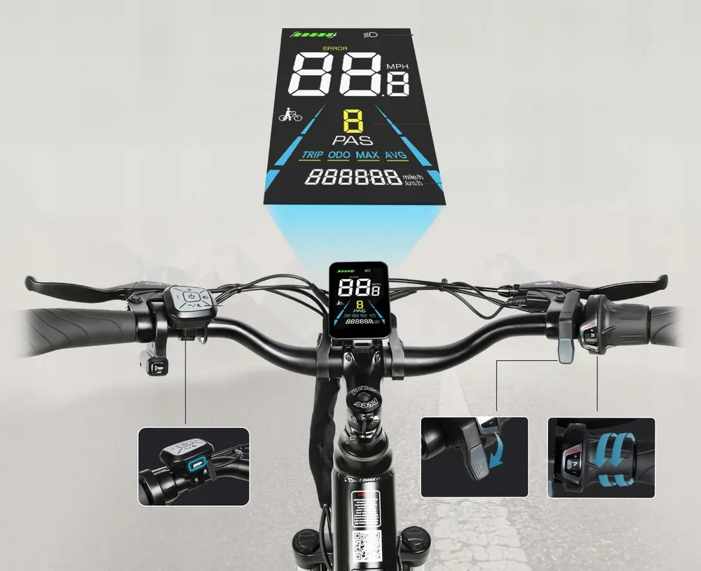 SAMEBIKE RS-A01 Pro cadre en acier solide et durable