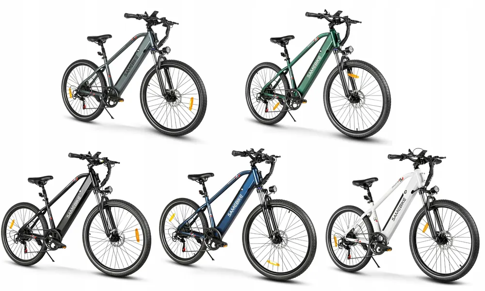 Vélo électrique SAMEBIKE RS-A01 MEN1.0 avec cadre en acier et suspension avant