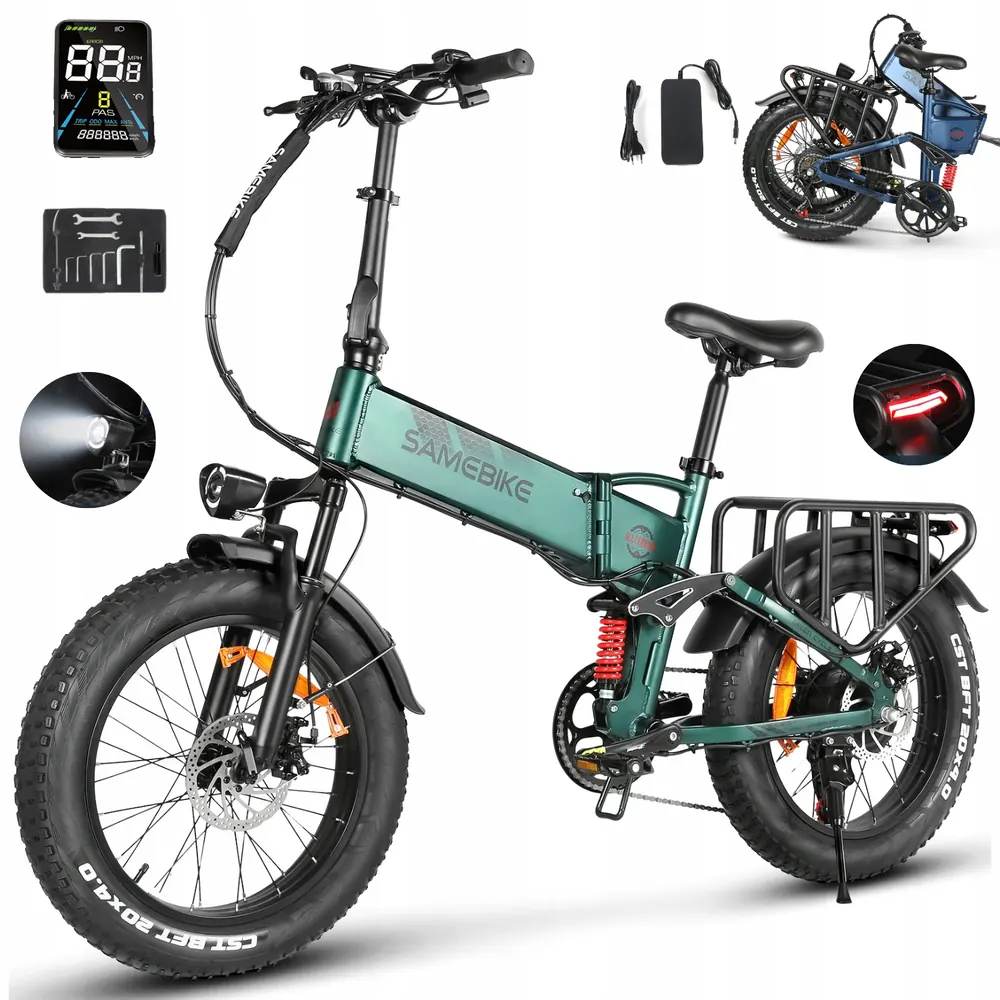 SAMEBIKE RS-A02 PRO, vélo électrique pliant 48V 15AH pour montagne
