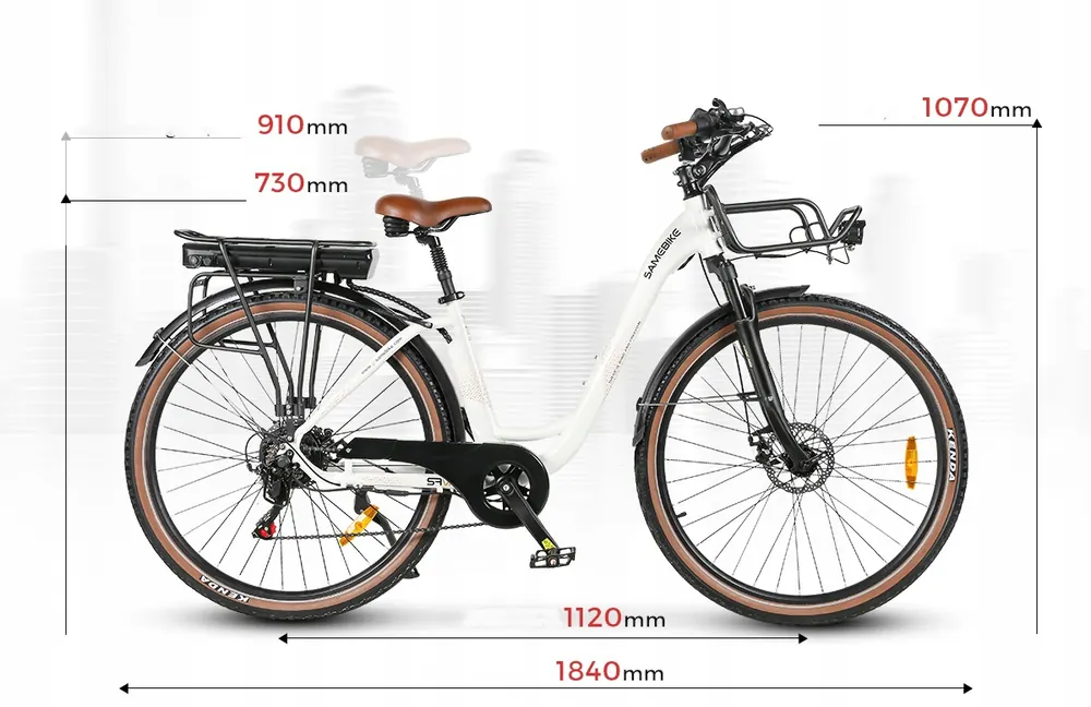 SAMEBIKE RS-A07 Vélo Électrique Urbain image 11