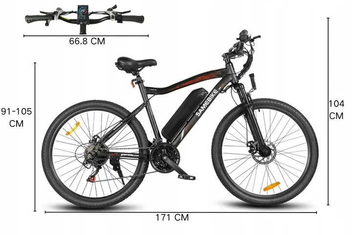 SAMEBIKE SY26-II VTT Électrique image 13