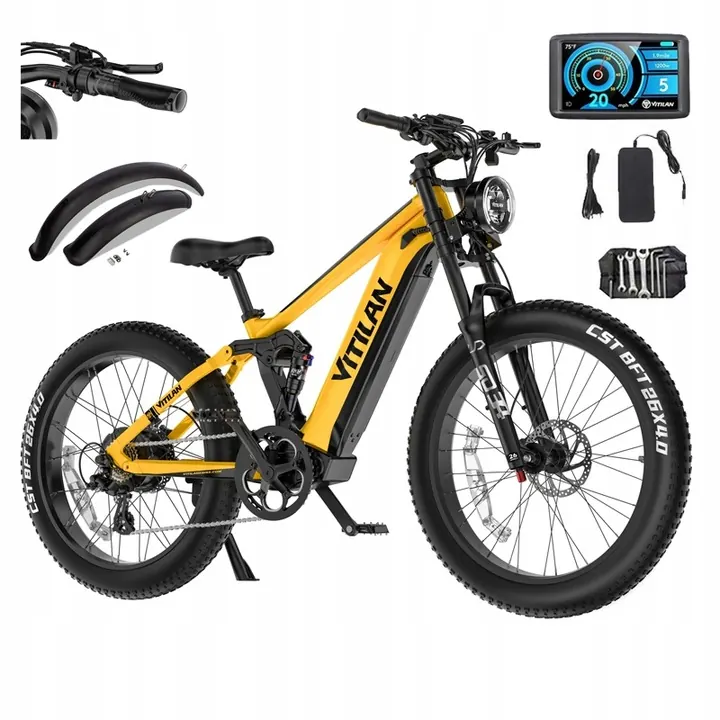 VITILAN T7 PRO 1600W 52V 20AH batterie lithium 56km/h