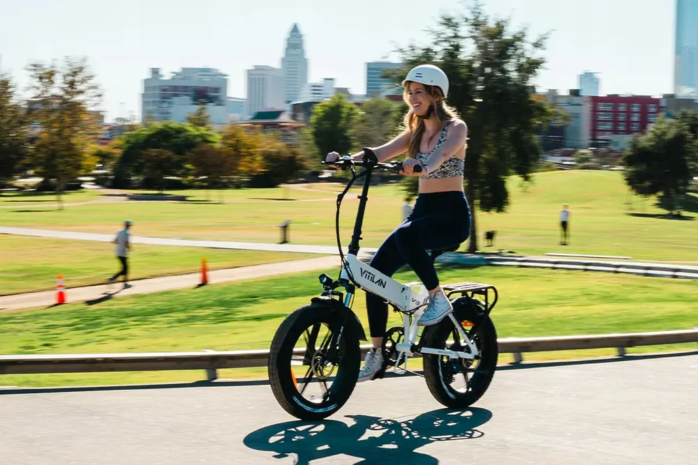 Batterie incluse du VITILAN V3 2.0, vélo électrique pliant 1200W
